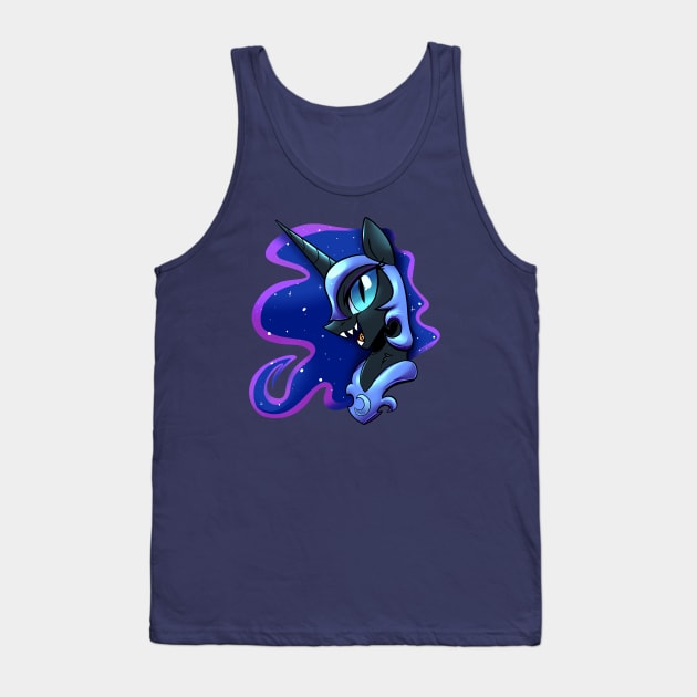 Nightmare Moon Tank Top by Baja Gryphon